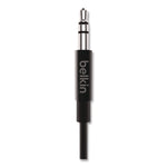RockStar 3.5mm Audio Cable with USB-C Connector, 3 ft, Black