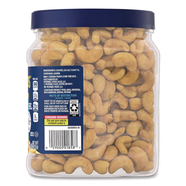 Salted Cashew Halves And Pieces, 26 Oz Canister