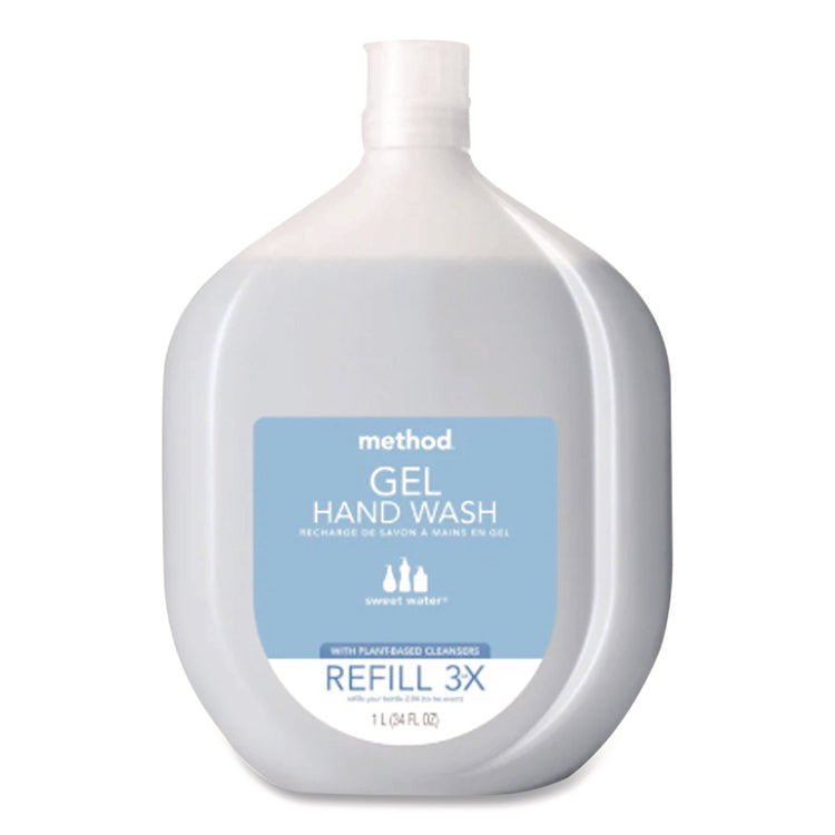 Gel Hand Wash Refill, Sweetwater Scent, 34 oz