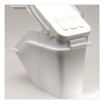 ProSave Shelf Ingredient Bins, 5.4 gal, 11.5 x 23.5 x 16.88, White, Plastic
