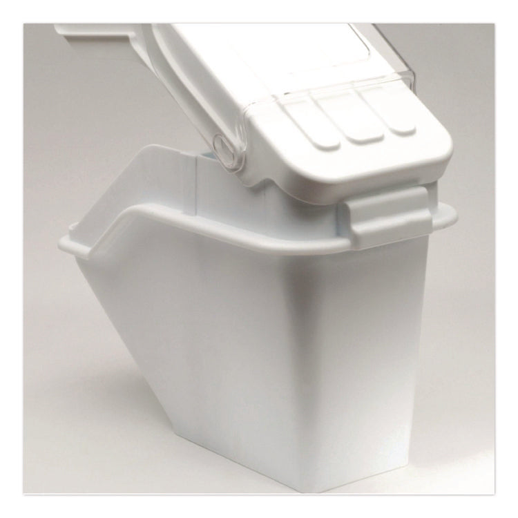 ProSave Shelf Ingredient Bins, 5.4 gal, 11.5 x 23.5 x 16.88, White, Plastic