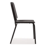 8200 Series Melody Music Chair, Supports Up to 300 lbs, 17.5" Seat Height, Black Seat, Black Back, Black Base, 2/Pack