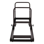 Folding Chair Dolly For Vertical Storage, Metal, 1,100 lb Capacity, 19.25" x 81" x 38.5", Brown