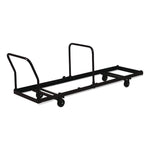 Folding Chair Dolly For Vertical Storage, Metal, 1,100 lb Capacity, 19.25" x 81" x 38.5", Brown
