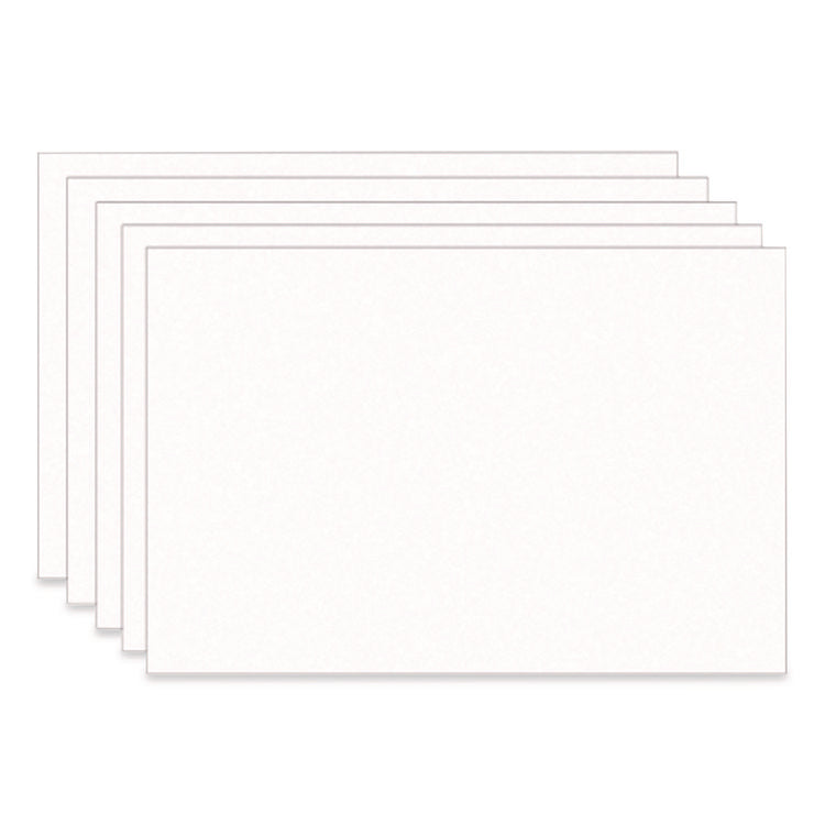 SunWorks Construction Paper, 50 lb Text Weight, 9 x 12, White, 50/Pack