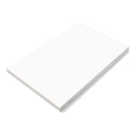 SunWorks Construction Paper, 50 lb Text Weight, 12 x 18, White, 50/Pack