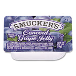 Jelly/Jam Plastic Portion Control Cups, Grape, 0.5 oz Cup, 200/Carton