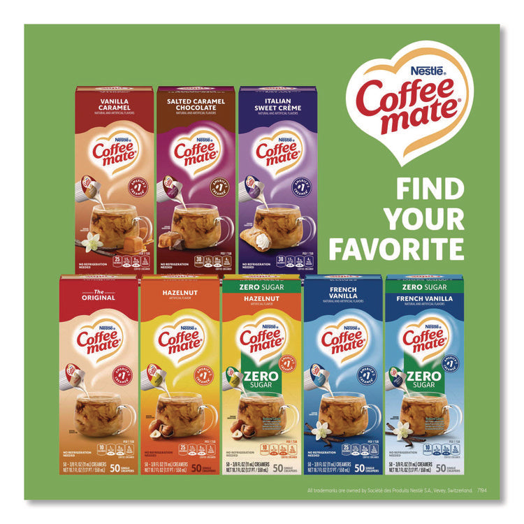 Liquid Coffee Creamer, Irish Cream, 0.38 oz Mini Cups, 50/Box