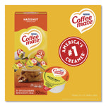Liquid Coffee Creamer, Hazelnut, 0.38 oz Mini Cups, 50/Box, 4 Boxes/Carton
