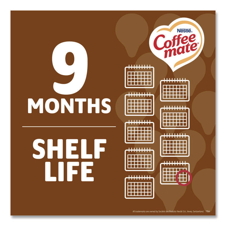 Liquid Coffee Creamer, Snickers, 0.38 oz Mini Cups, 200/Carton