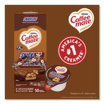 Liquid Coffee Creamer, Snickers, 0.38 oz Mini Cups, 200/Carton