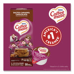 Liquid Coffee Creamer, Salted Caramel Chocolate, 0.38 Oz Mini Cups, 50/box