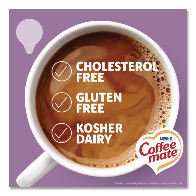 Liquid Coffee Creamer, Italian Sweet Cream, 0.38 oz Mini Cups, 50/Box, 4 Boxes/Carton
