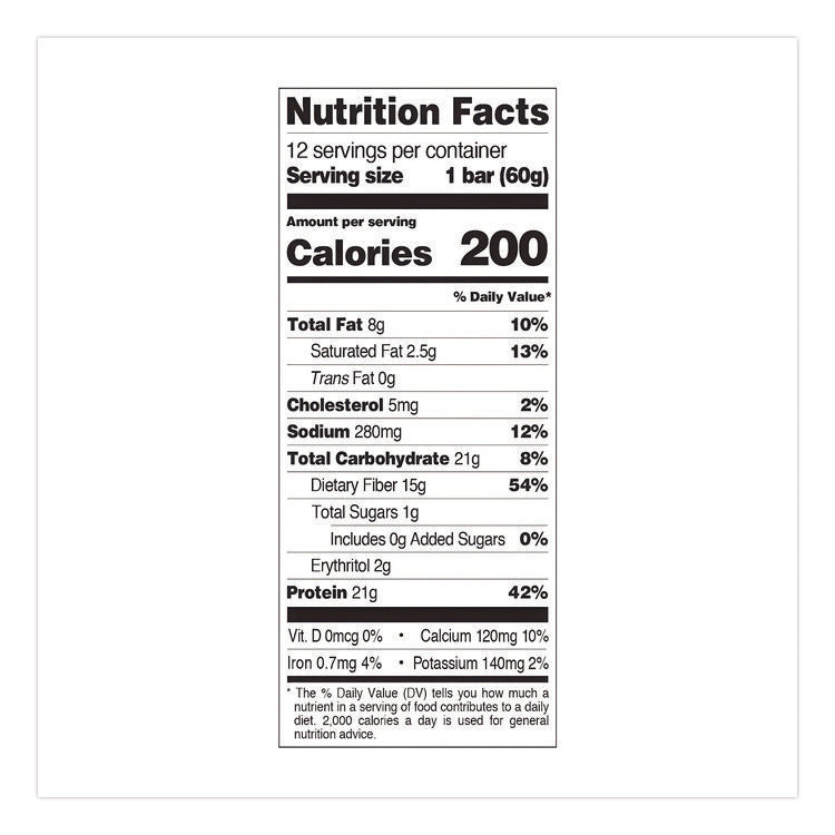 Protein Bars, Cookies And Cream, 2.12 Oz Bar, 12 Bars/box