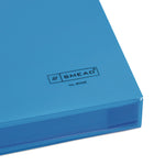 Poly String and Button Interoffice Envelopes, Open-Side (Horizontal), 9.75 x 11.63, Transparent Blue, 5/Pack