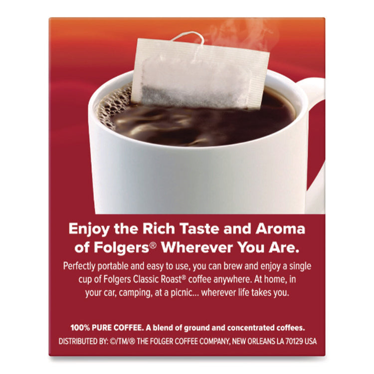 Coffee Singles, Classic Roast, 0.16 oz Single-Serve Bag, 19/Pack