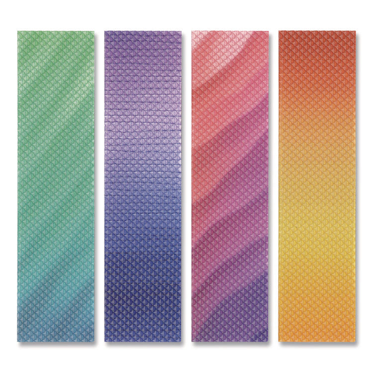 Zen Strips, Bumpy Gradient, Assorted Colors, 4/Pack