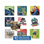 Cars, Trucks and Heroes Sticker Sampler Pack, Randomly Assorted Illustrations and Colors, 1,000/Box