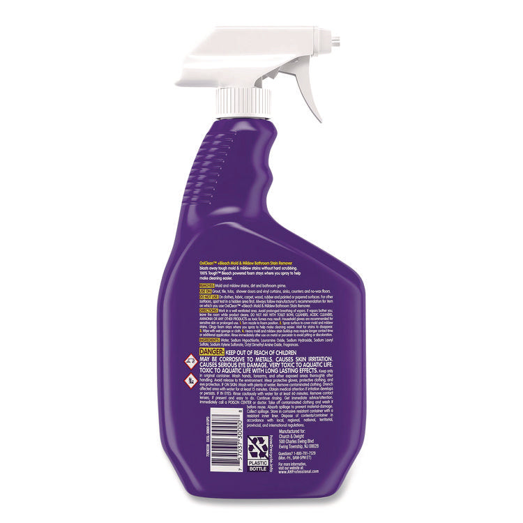 + Bleach Mold and Mildew Stain Remover, Citrus Scent, 30 oz Spray Bottle, 8/Carton