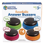 Recordable Answer Buzzers, Ages 3 and Up, 4 Buzzers