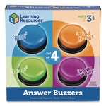 Answer Buzzers, Ages 3 and Up, 4 Buzzers