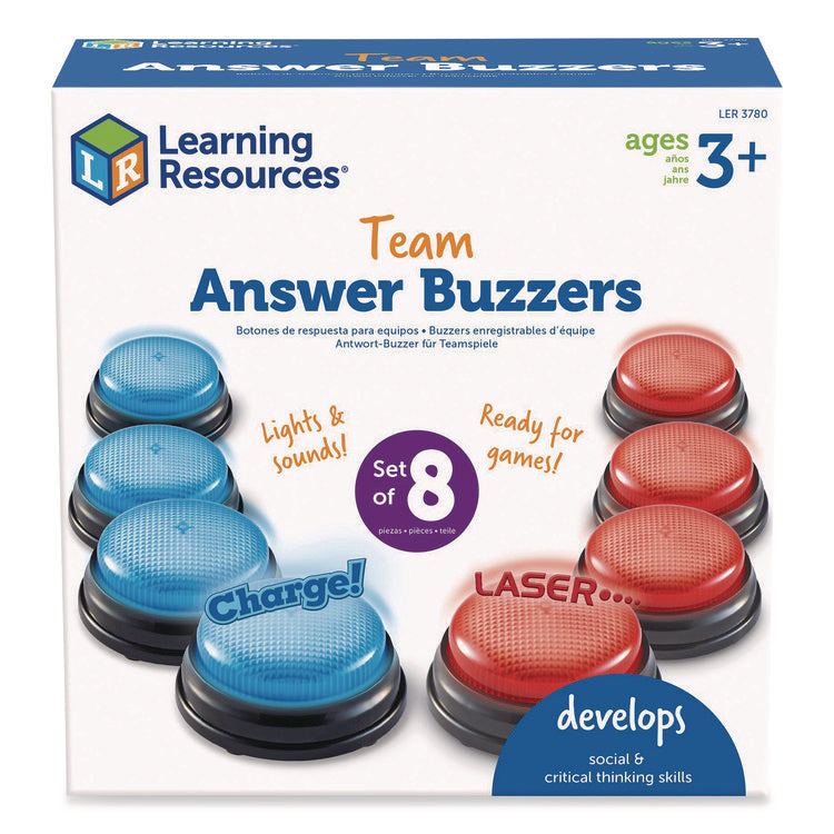 Team Answer Buzzers, Ages 3 and Up, 4 Buzzers
