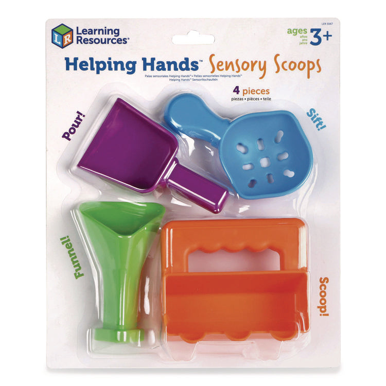 Helping Hands Sensory Scoops, Grades Pre-K to 2, 4 Pieces