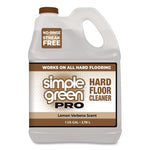 Pro Hard Floor Cleaner, Lemon Verbena, 1 gal Bottle, 4/Carton