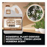 Pro Hard Floor Cleaner, Lemon Verbena, 1 gal Bottle, 4/Carton