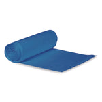 Linear Low-Density Can Liners for Recyclable Waste, 45 gal, 1.3 mil, 40" x 46", Blue, Flat Pack, 100/Carton