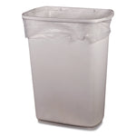 Linear Low-Density Can Liners, 16 gal, 0.7 mil, 24" x 32", Clear, Interleaved Roll, 500/Carton