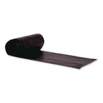 Linear Low-Density Can Liners, 56 gal, 1.5 mil, 51" x 48", Black, Flat Pack, 100/Carton