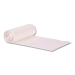 High-Density Waste Can Liners, 33 gal, 9 mic, 33" x 40", Natural, Roll, 25 Bags/Roll, 20 Rolls/Carton