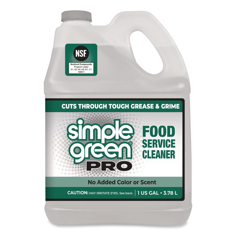 Pro Food Service Cleaner, 1 gal Bottle, 4/Carton