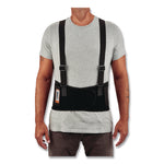 ProFlex 1650 Economy Elastic Back Support Brace, Medium, 30" to 34" Waist, Black