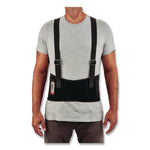 ProFlex 1650 Economy Elastic Back Support Brace, Large, 34" to 38" Waist, Black