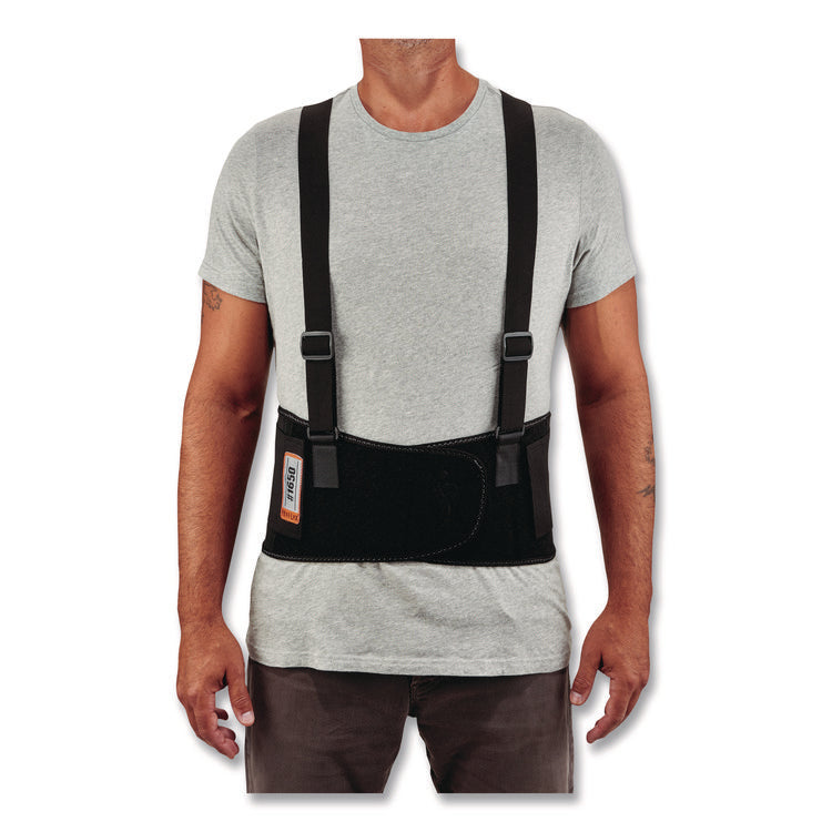 ProFlex 1650 Economy Elastic Back Support Brace, X-Large, 38" to 42" Waist, Black