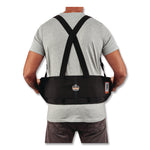 ProFlex 1650 Economy Elastic Back Support Brace, X-Large, 38" to 42" Waist, Black