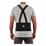 ProFlex 1650 Economy Elastic Back Support Brace, 2X-Large, 42" to 46" Waist, Black