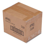 Petites Mini Utensils, Medium Duty, Petite Tasting Fork, Plastic, Clear, 500/Carton