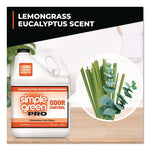 Pro Odor Control, Lemongrass Eucalyptus, 1 gal Bottle, 4/Carton