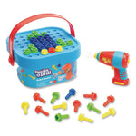 Design and Drill Bolt-It Bucket, Ages 3 to 7, 53 Pieces