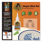Super Glue Gel, 0.88 oz, Dries Clear