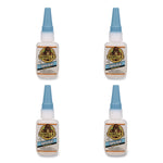 Super Glue, 0.53 Oz, Dries Clear, 4/carton