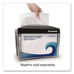 Interfold Napkin Dispenser, 7.9 x 5.6 x 7.9, Black