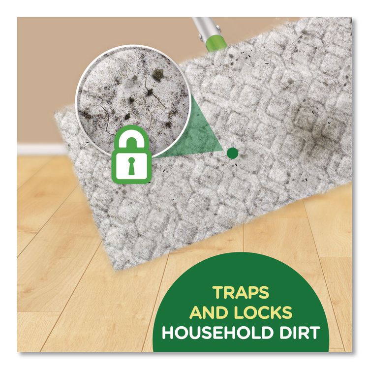 Dry Refill Cloths. 8 x 10.4, White, 32 Box, 4 Boxes/Carton