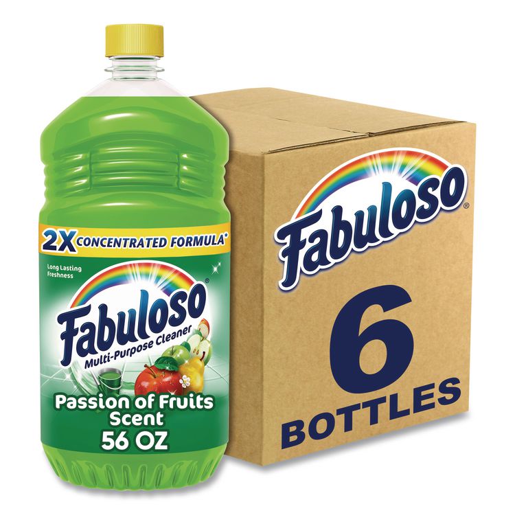 Multi-Use Cleaner, Passion Fruit Scent, 56 Oz, Bottle, 6/carton