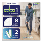 Max/XL Wet Refill Cloths, 16.5 x 9, White, 12/Tub, 6 Tubs/Carton