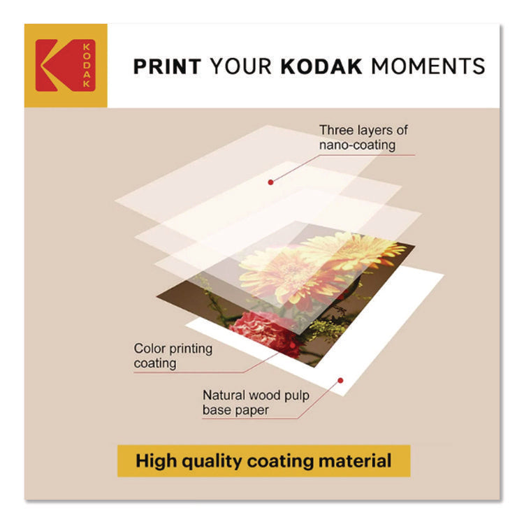 Photo Paper, 8 Mil, 4 X 6, Glossy White, 100/pack