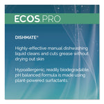 Dishmate Manual Dish Liquid, Free and Clear, 5 gal Pail